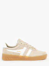 Sneakers Grandslam Uit Leder Gola Beige accessoires CLA589